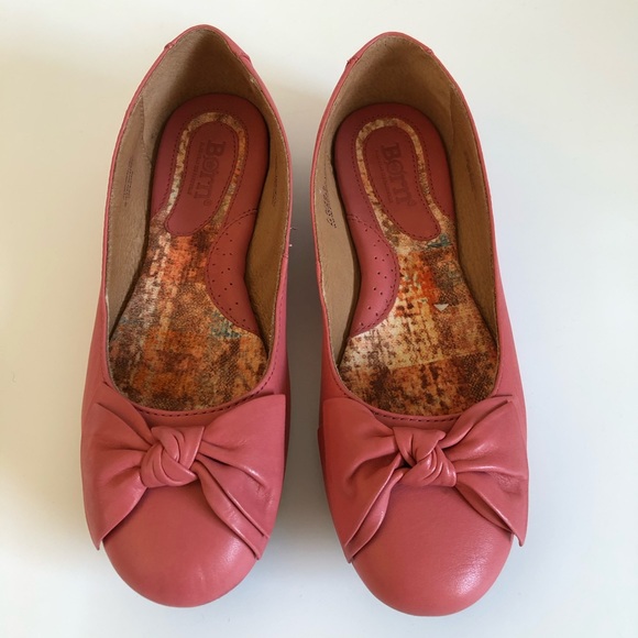 Born Ballerina Pink Flats Slip On Shoes 7.5/ 38.5 - Picture 2 of 8